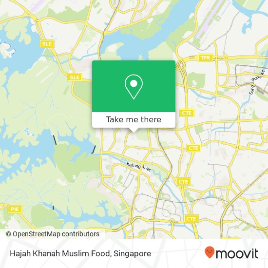 Hajah Khanah Muslim Food map