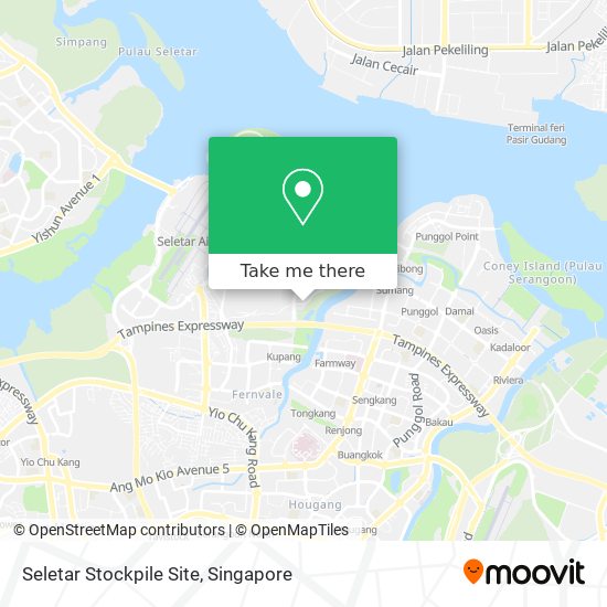 Seletar Stockpile Site map