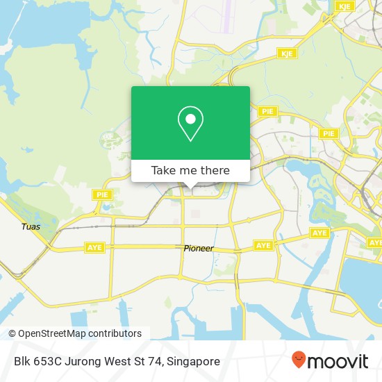 Blk 653C Jurong West St 74地图