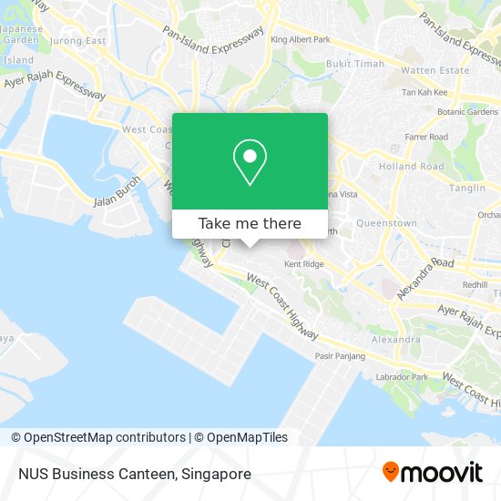 NUS Business Canteen map