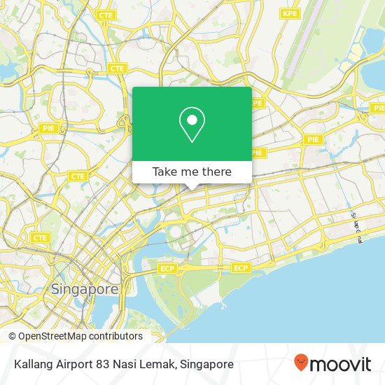 Kallang Airport 83 Nasi Lemak map