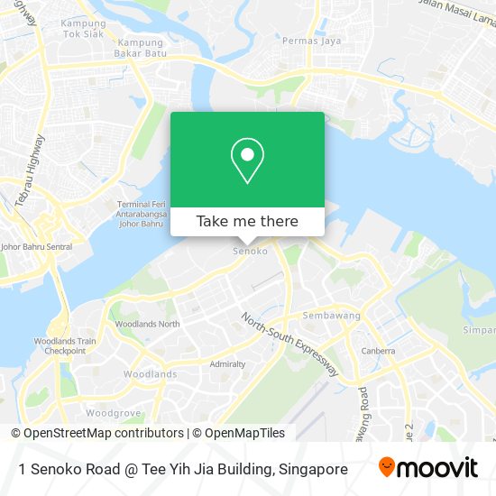 1 Senoko Road @ Tee Yih Jia Building地图