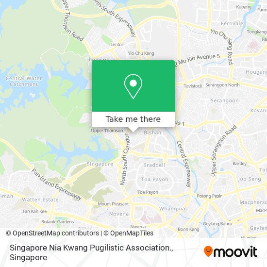 Singapore Nia Kwang Pugilistic Association.地图