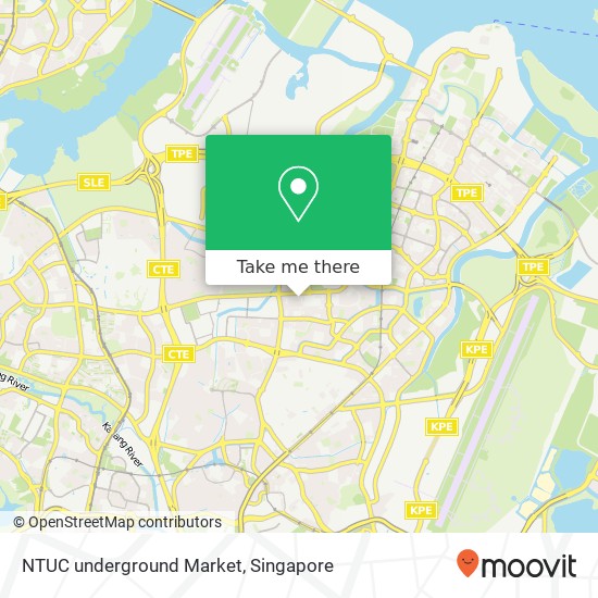 NTUC underground Market map