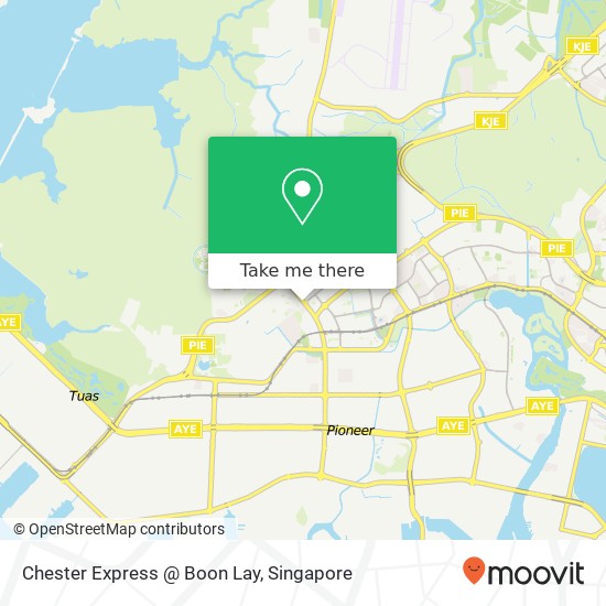 Chester Express @ Boon Lay map