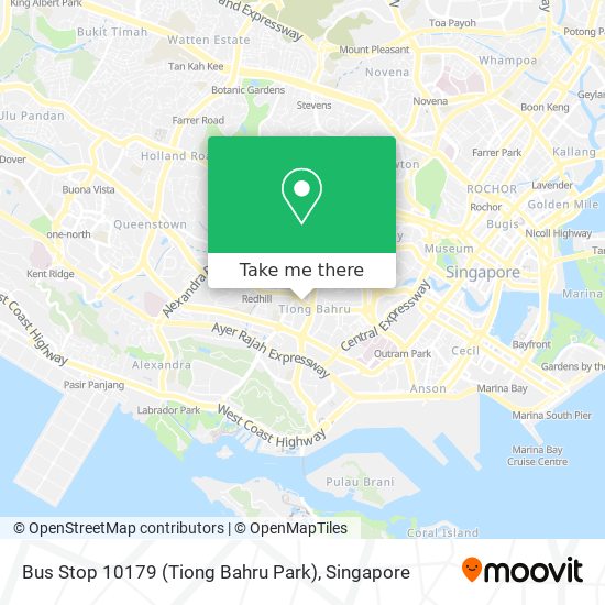 Bus Stop 10179 (Tiong Bahru Park) map