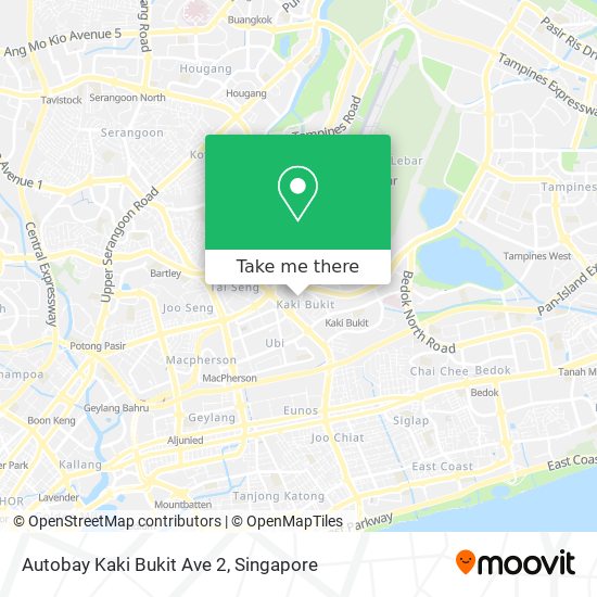 Autobay Kaki Bukit Ave 2地图