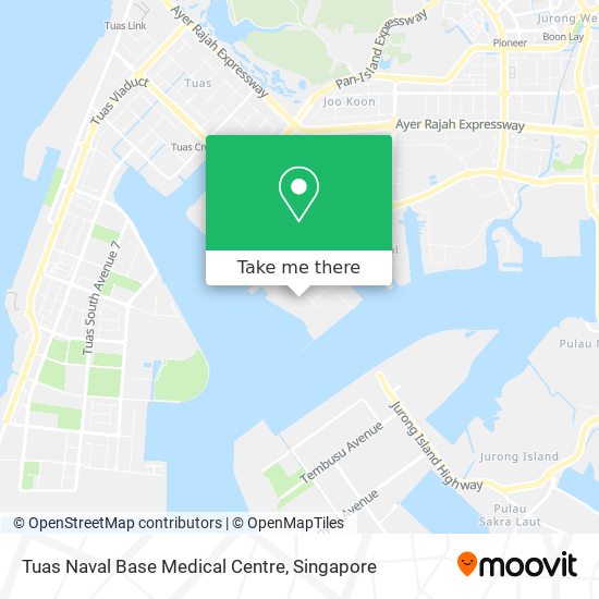 Tuas Naval Base Medical Centre map