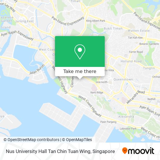 Nus University Hall Tan Chin Tuan Wing map