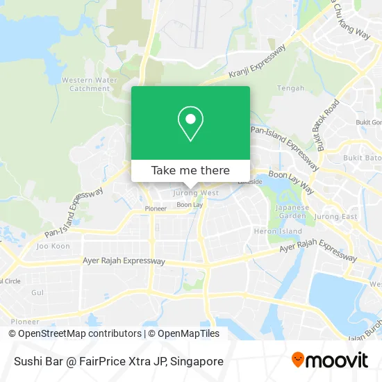 Sushi Bar @ FairPrice Xtra JP map