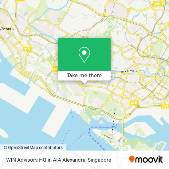 WIN Advisors HQ in AIA Alexandra map