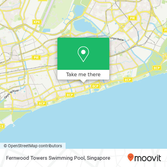 Fernwood Towers Swimming Pool map