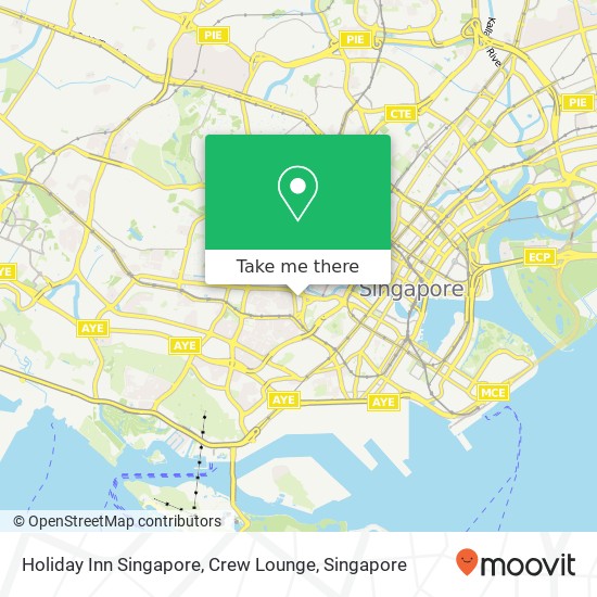 Holiday Inn Singapore, Crew Lounge地图