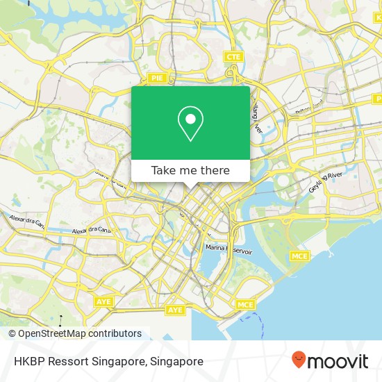 HKBP Ressort Singapore地图