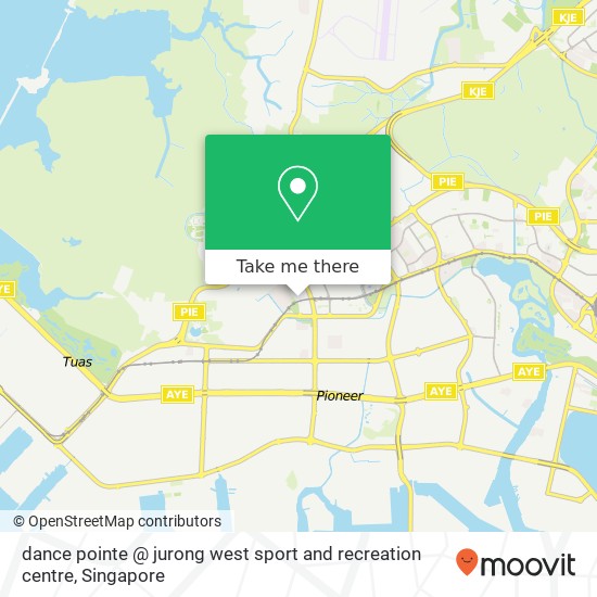 dance pointe @ jurong west sport and recreation centre地图