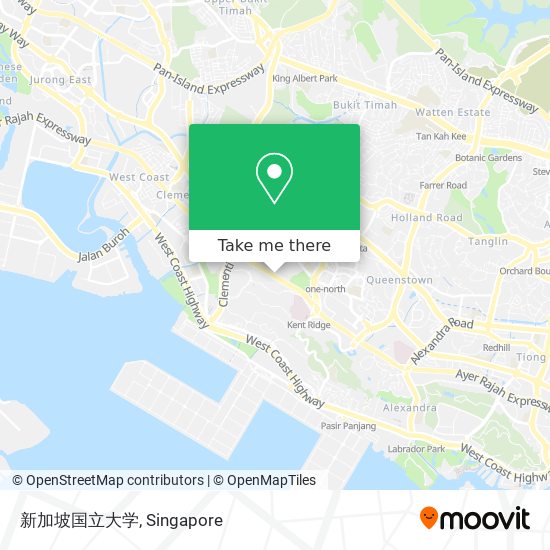 新加坡国立大学 map