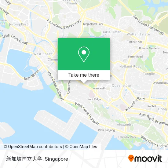 新加坡国立大学地图