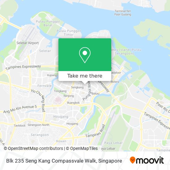 Blk 235 Seng Kang Compassvale Walk地图