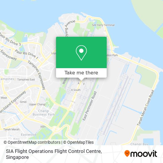 SIA Flight Operations Flight Control Centre map