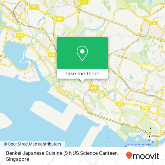 Benkei Japanese Cuisine @ NUS Science Canteen map
