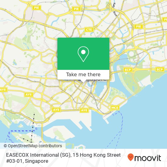 EASECOX International (SG), 15 Hong Kong Street #03-01 map