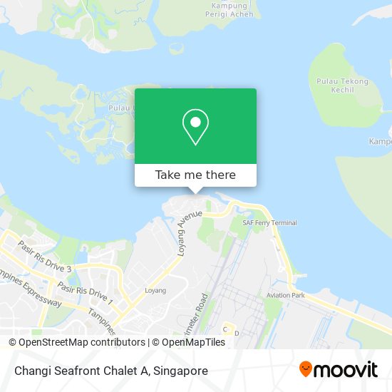Changi Seafront Chalet A map