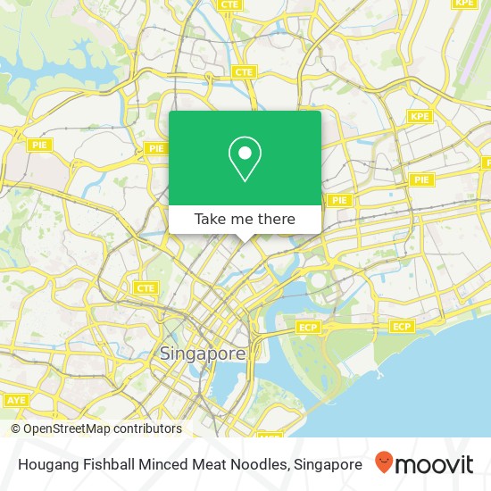 Hougang Fishball Minced Meat Noodles map