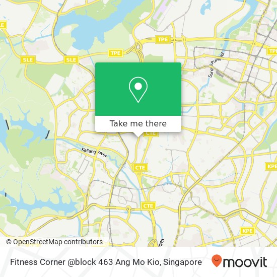 Fitness Corner @block 463 Ang Mo Kio地图