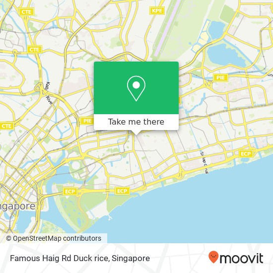 Famous Haig Rd Duck rice map