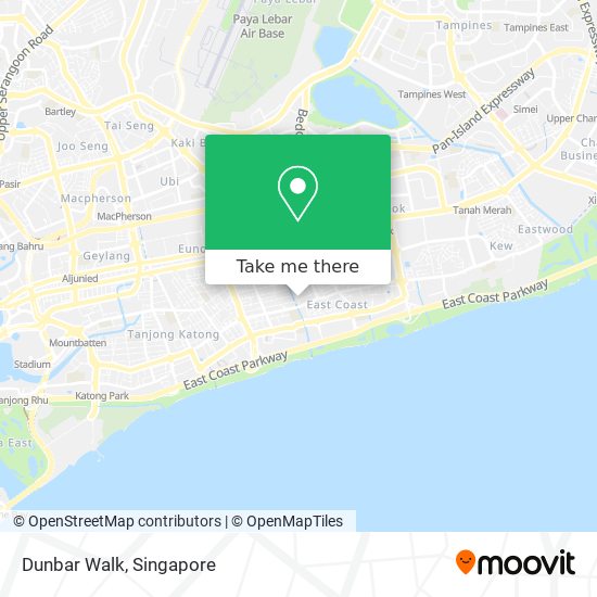 Dunbar Walk map