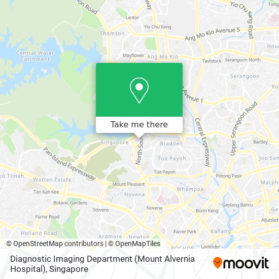 Diagnostic Imaging Department (Mount Alvernia Hospital)地图