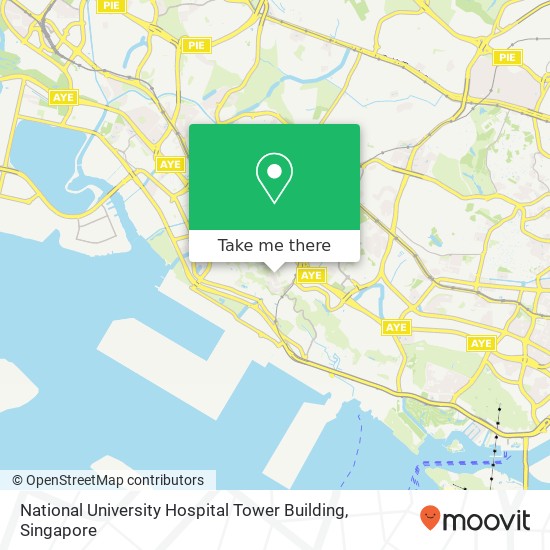 National University Hospital Tower Building map