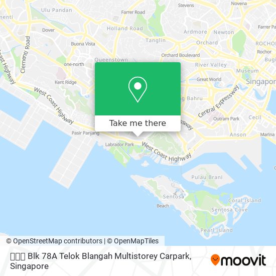  Blk 78A Telok Blangah Multistorey Carpark map