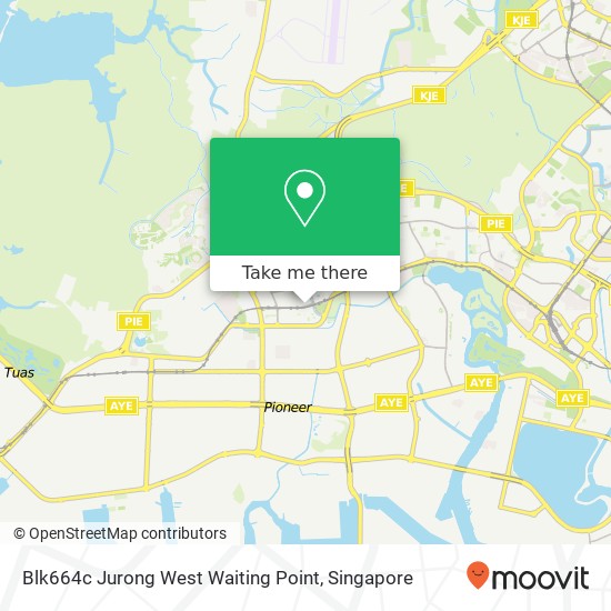 Blk664c Jurong West Waiting Point地图