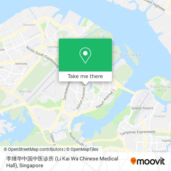 李继华中国中医诊所 (Li Kai Wa Chinese Medical Hall)地图