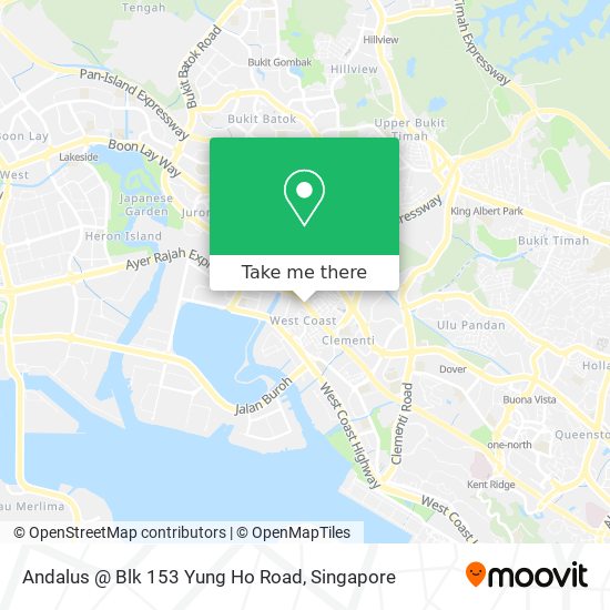 Andalus @ Blk 153 Yung Ho Road map