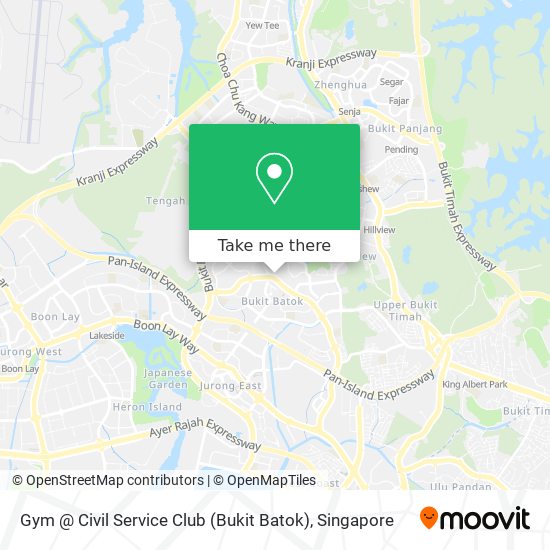 Gym @ Civil Service Club (Bukit Batok) map