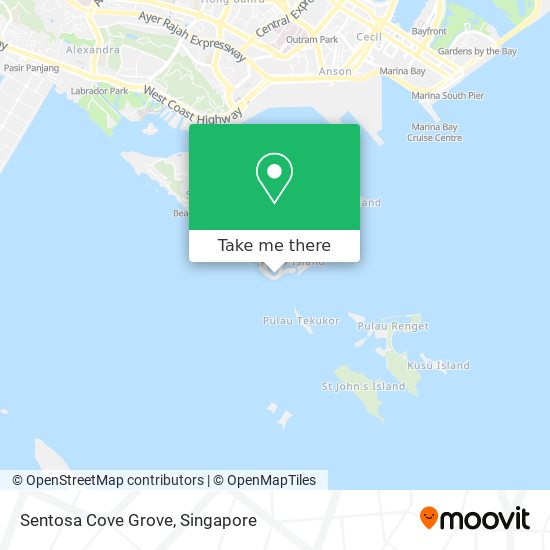 Sentosa Cove Grove map