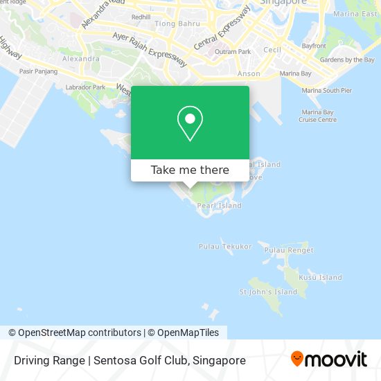 Driving Range | Sentosa Golf Club map
