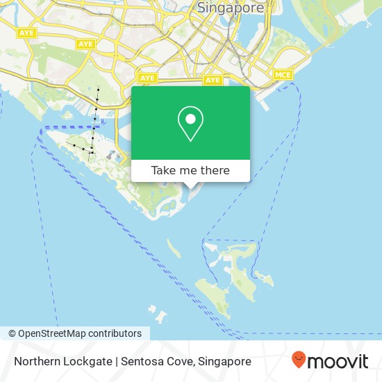 Northern Lockgate | Sentosa Cove map
