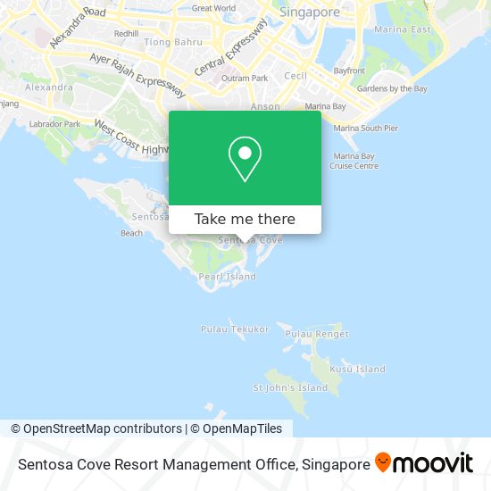 Sentosa Cove Resort Management Office地图