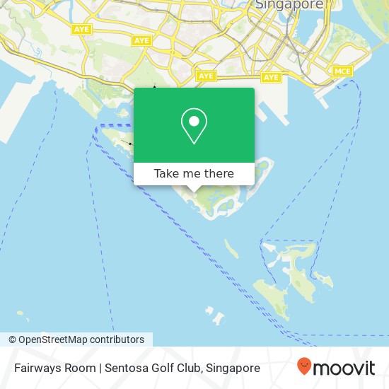 Fairways Room | Sentosa Golf Club map