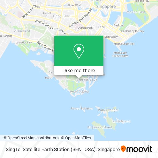 SingTel Satellite Earth Station (SENTOSA)地图