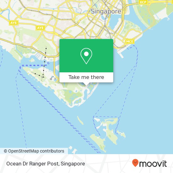 Ocean Dr Ranger Post map