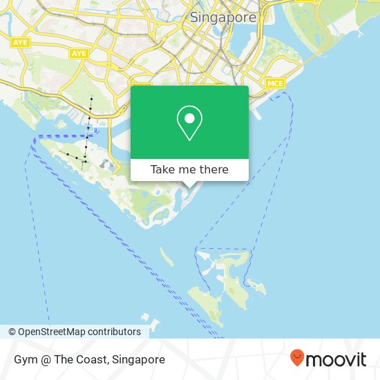 Gym @ The Coast map