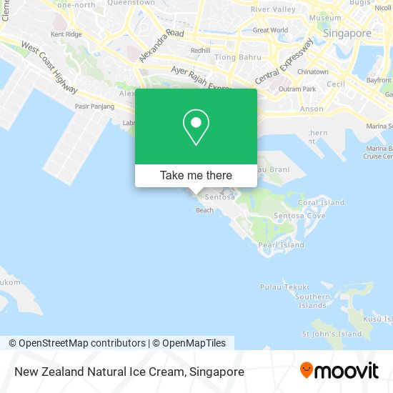 New Zealand Natural Ice Cream map