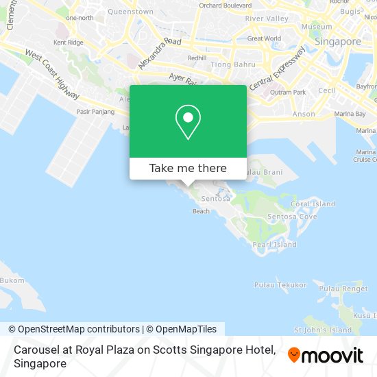 Carousel at Royal Plaza on Scotts Singapore Hotel map