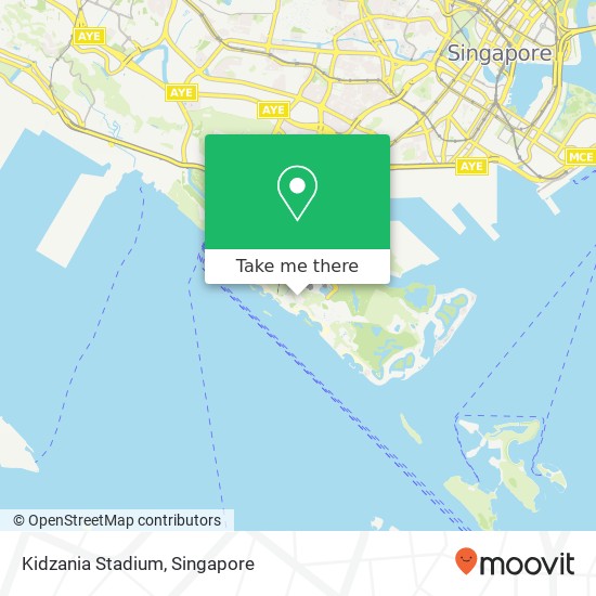 Kidzania Stadium map