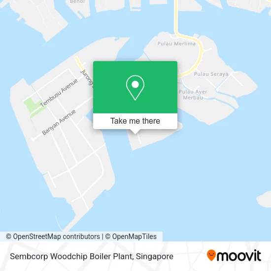 Sembcorp Woodchip Boiler Plant map