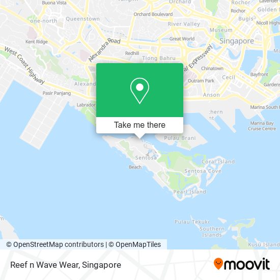 Reef n Wave Wear map